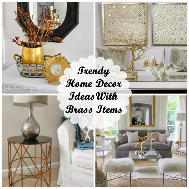 8 Best Ideas For Decorating Your home with Brass items