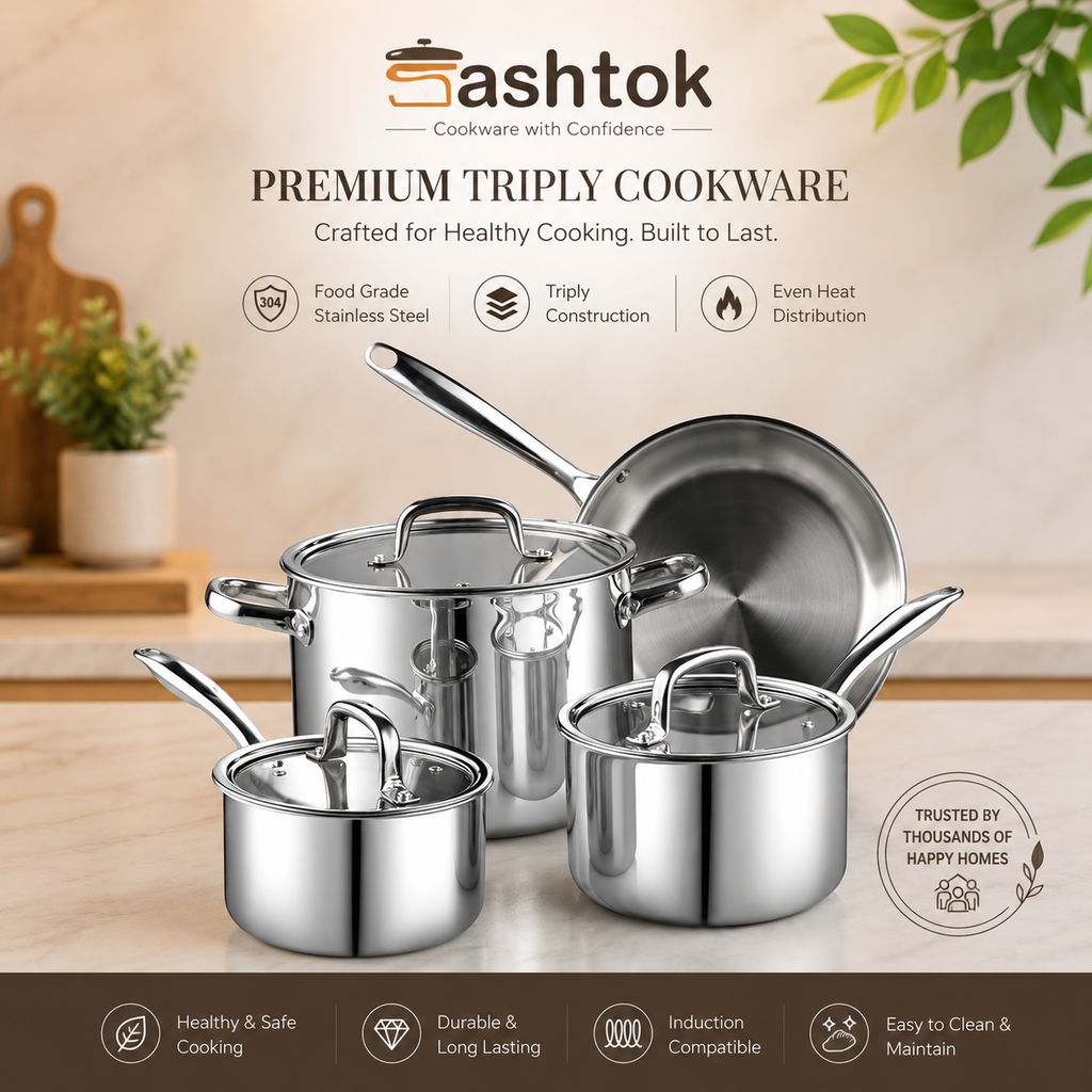 Triply vs Aluminum Cookware: Which One is Better for Healthy, Efficient Cooking?