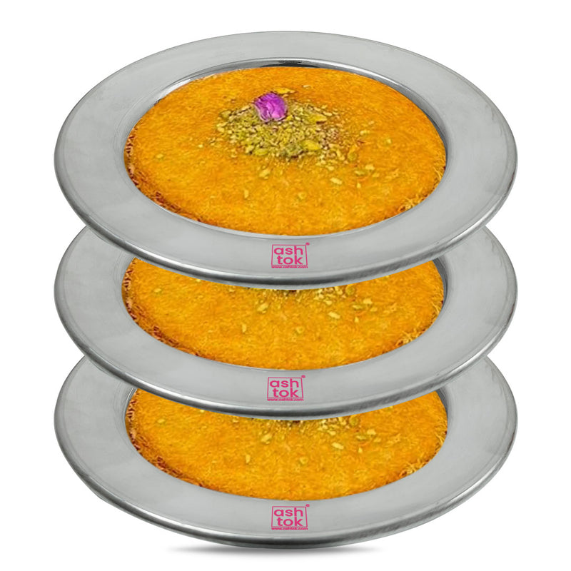 Kunafa Plate, Arabic Sweet Kunafa Plate, Thick Sheet Pan Model, Shredded Phyllo Kunefe Dough Tray