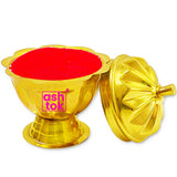 Sindoor box Brass wedding, gift sindoor box (Dia 3 Inches)