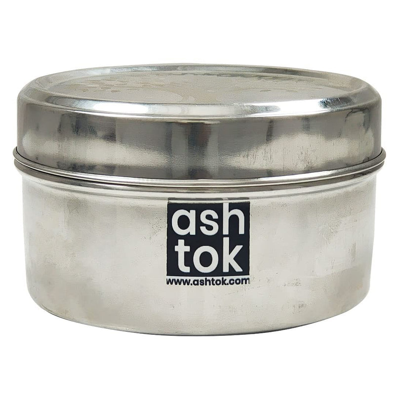 Tiffin Box Steel, Steel Tiffin Box for School (Dia 5 Inches)