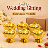 Sindoor box Brass wedding, gift sindoor box (Dia 3 Inches)