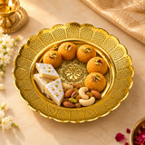 Brass sweet serving plate 6 inch for gifting – additional product view