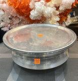 Heavy gauge biryani handi with lid, premium hotelware cookware for restaurants and catering services.