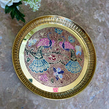 Shop Brass Pooja Plate with Engraved Peacock Design - An Exquisite Return  Gift Item – Ashtok