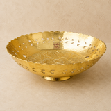 Fruit Bowl Brass Gifting Bowl Handmade Handcrafted (Dia 5 Inches)