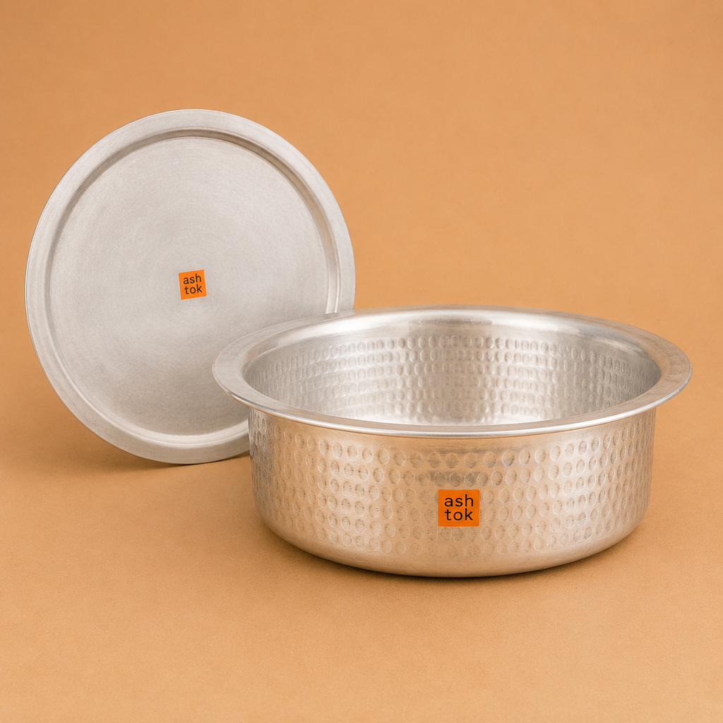 Handi Biryani with lid flat base, Biryani Pot Best Utensil  for biryani
