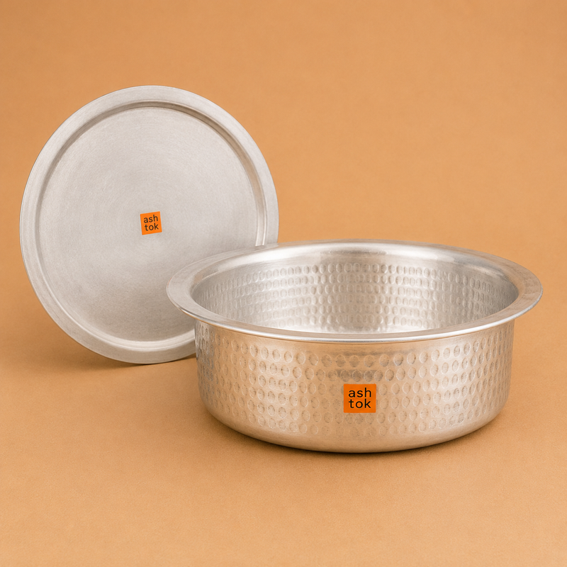 Handi Biryani with lid flat base, Biryani Pot Best Utensil  for biryani