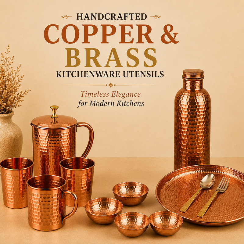 Copper and Brass Kitchenware