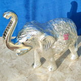 German Silver Elephant, Showpiece for Home decor Length 10 Inches
