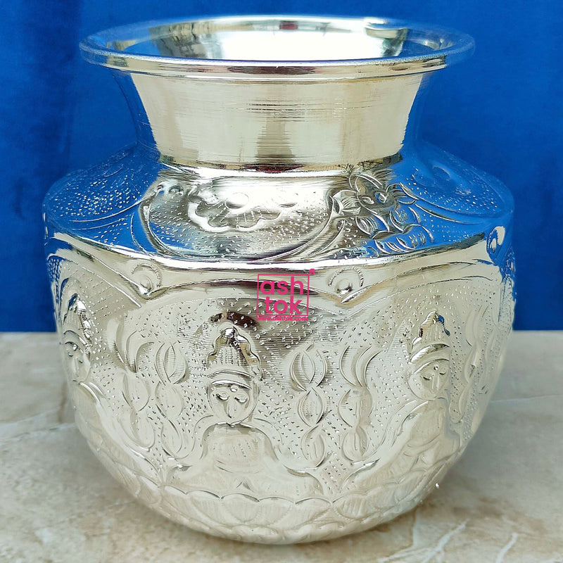 German Silver Ashtalakshmi Lota