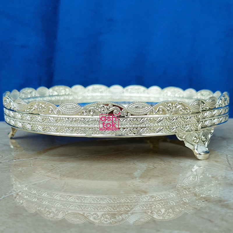 German SIlver Decorative Tray