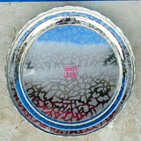 German Silver Tray, Puja Decorative Tray - Diameter 10 Inches.