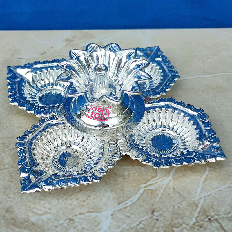 German Silver Diya