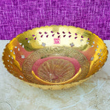 Fruit Bowl Brass Gifting Bowl Handmade Handcrafted (Dia 10 Inches)