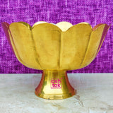 Brass Flower bowl, brass bowl for kum kum,  Brass Gift item (12 Pieces Set)