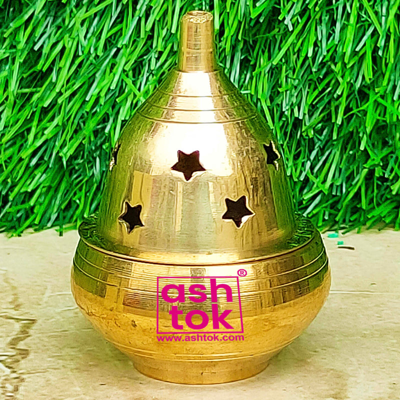 brass diya