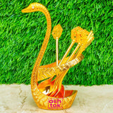 Brass Swan Spoon Stand