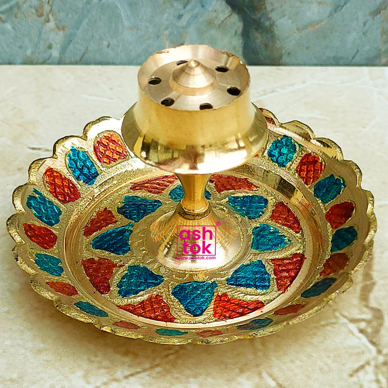 Brass Puja Thali Set, Decorative Puja Items for Home – Ashtok