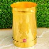 Brass Kubera Kuncham for Puja, Decorative Puja Kuncham