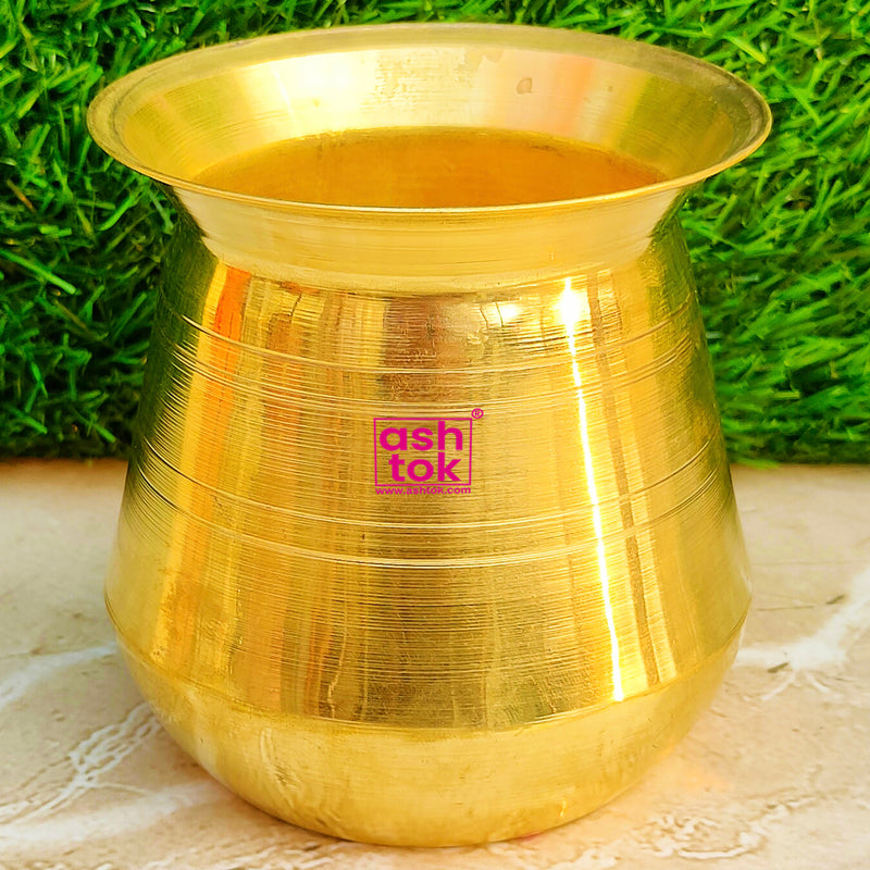 Buy Pure Source (India) Brass Plate for Pooja, 10 Inch, 1 Piece, (Hammered  - Gold) Online at Low Prices in India 