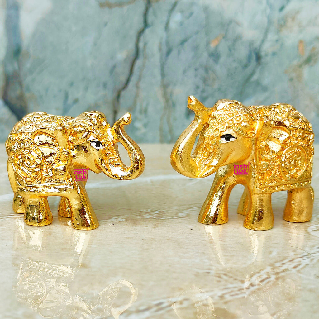 Handcrafted Set of 3 Showpiece Elephant for Decoration and Gift