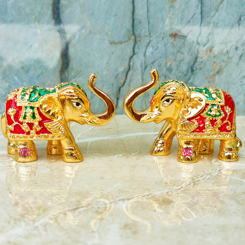 Brass Coloured Elephant