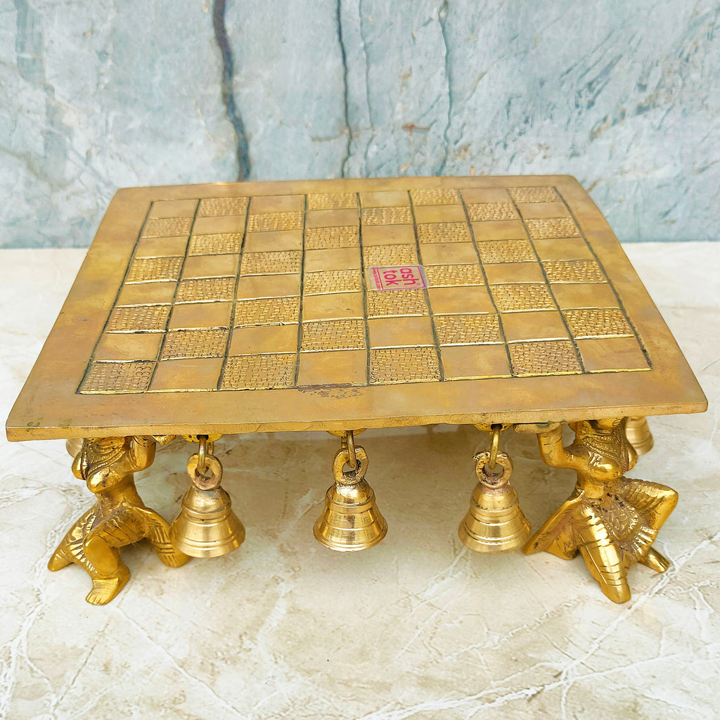 Brass Chess Table