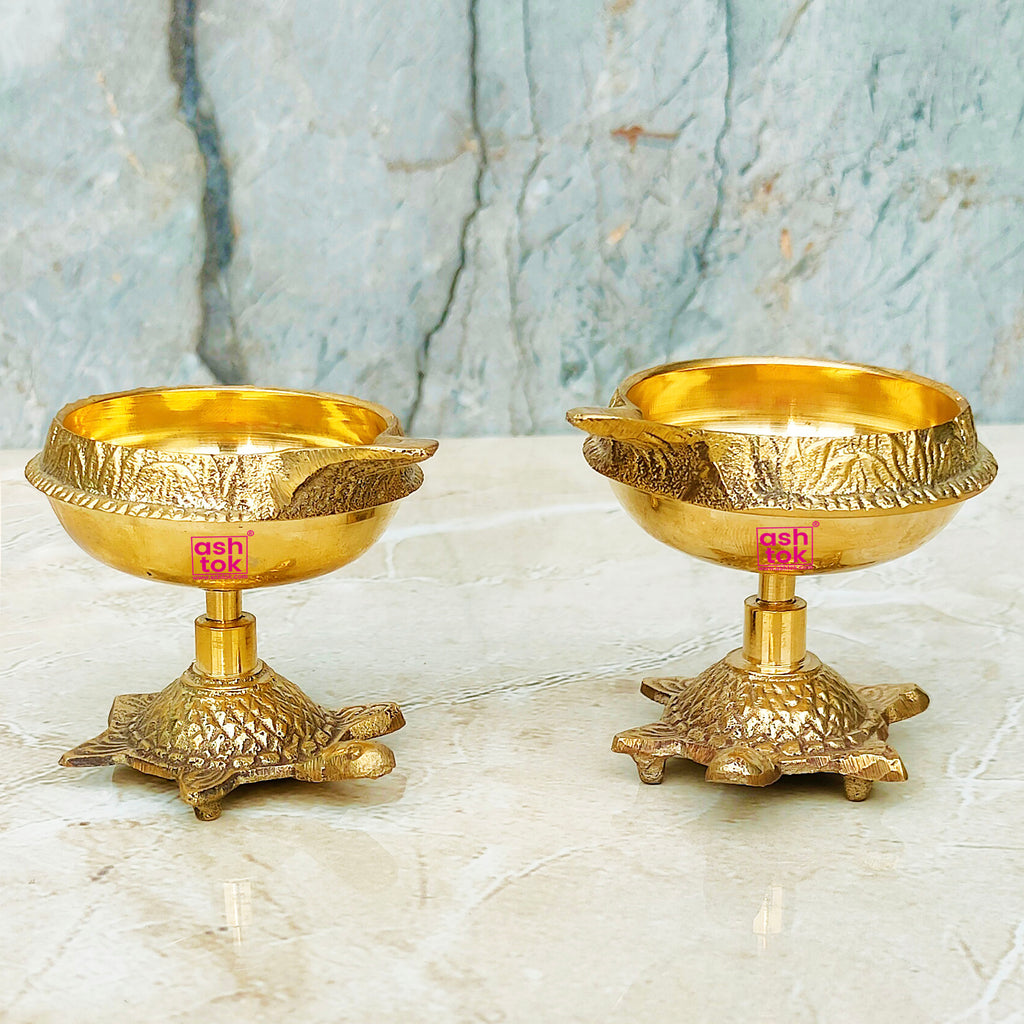 brass diya