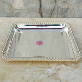 German Silver Tray, Serving Tray, Marriage Decorative Tray