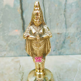 Brass Puja Bell, Hand Bell, Handcrafted Temple Bell, Brass Ghanta