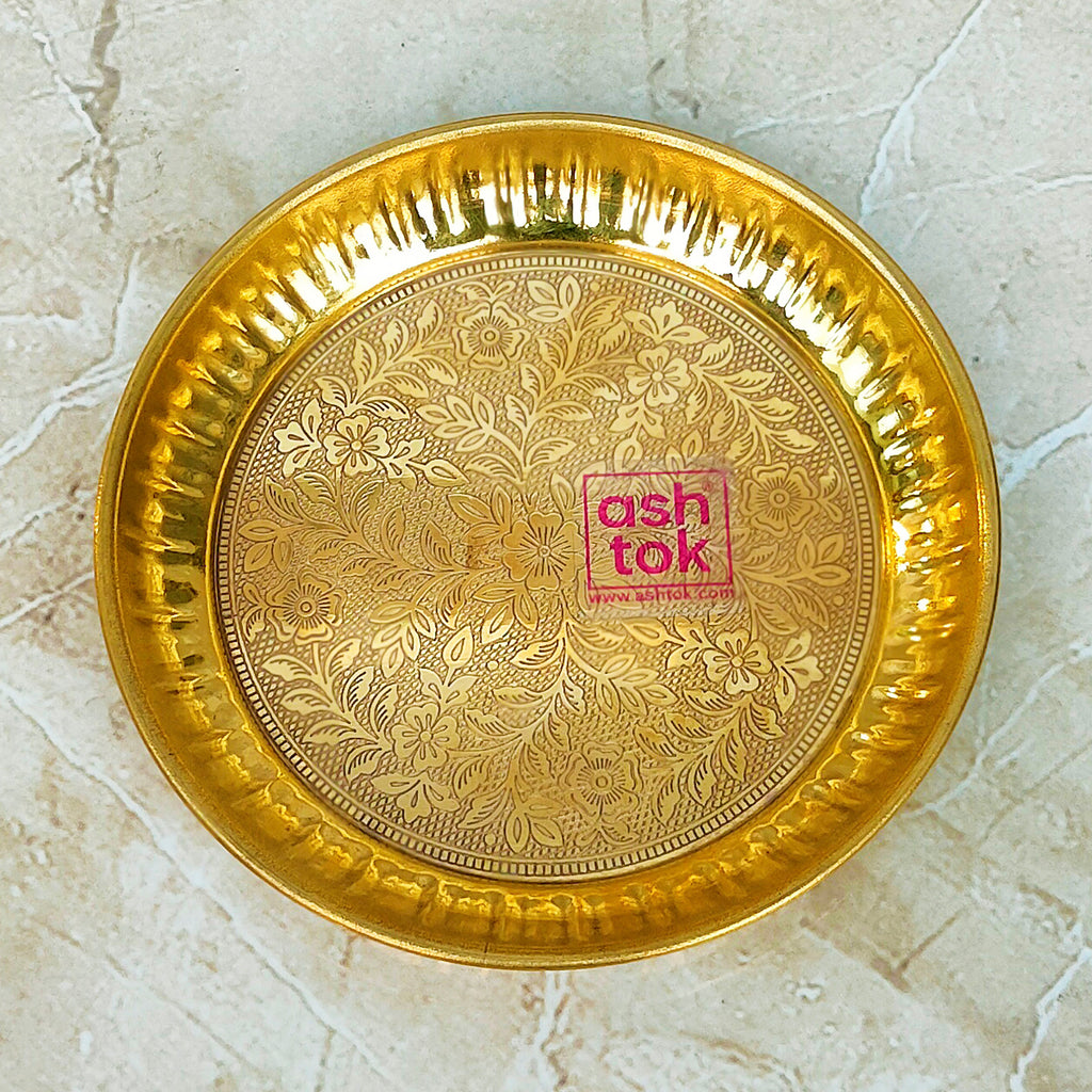 Brass Puja Plate, , Puja items, Brass Puja items