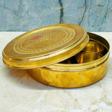 Brass Masala Box, Handcrafted Container Masala Dabba, Spice Box, Storage Box for Kitchen