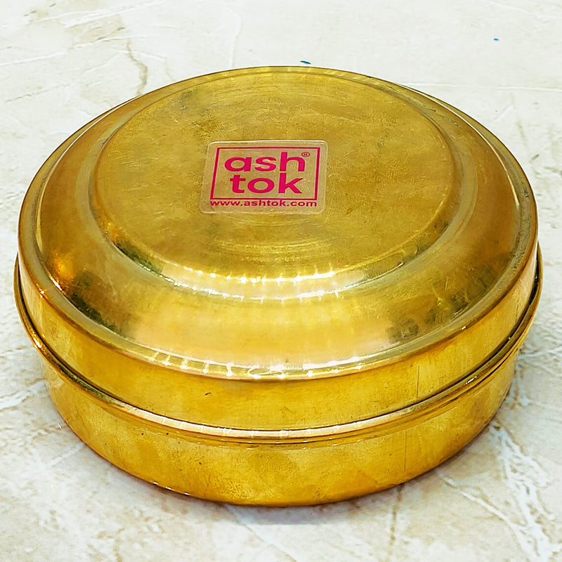 Best Quality Hammered Pital / Brass Kadai Kadhai (Handle) with Kalai (Tin  Lining) -KB001 / A