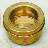 Brass Box with Glass Lid