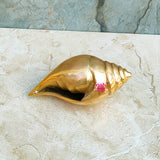 Brass Shankh, Brass Pujas Shell, Traditional Brass Shankh for Puja