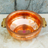 Pure Copper Urli with Brass Handles, Copper Uruli Online