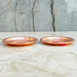 Pure Copper Halwa Plate, Puja Decorative Plate (Set of 12)