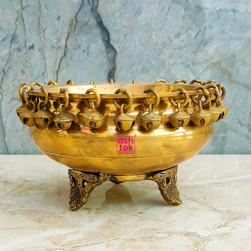 Antique Brass Hammered Vase - Haven Home & Gift