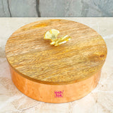 Gift Bowl with Wooden Lid