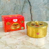 Return Gift Items, Dry Fruit Chocolate Box, Brass Coloured Gift Box