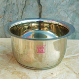 Stainless Steel Flat Bottom Patila, Tope for Cooking.