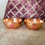 Copper Hammered wati, multipupose Copper dessert bowl, Anti-tarnish Copper Serving Bowl (Pack of 10 Pcs)