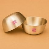 Kansa Bowl For Serving, Bronze Bowl Matt Finish (Pack of 2 Pcs)