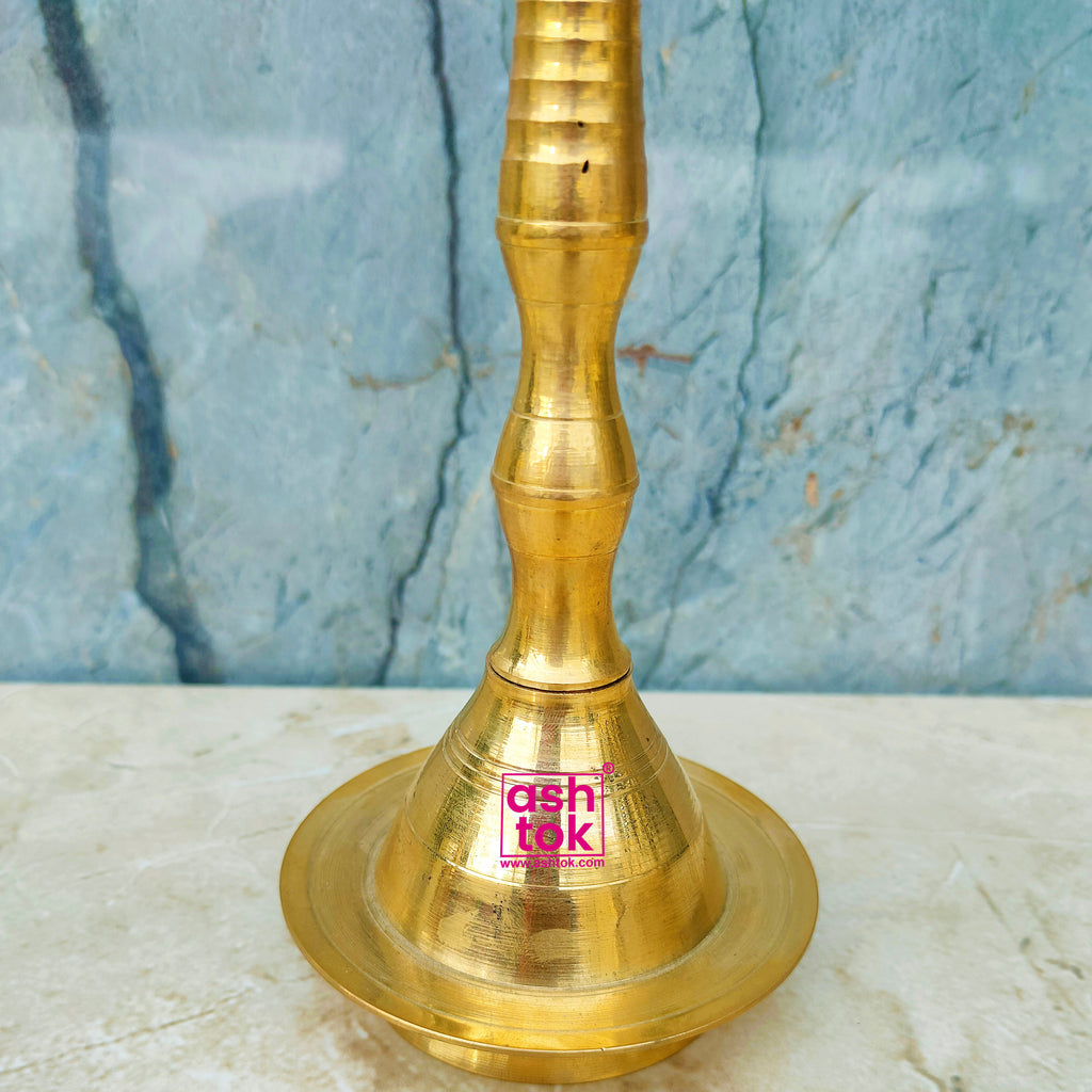 Traditional brass peacock diya set of 2 with antique detailing, ideal for worship, meditation spaces, and festive decorations.