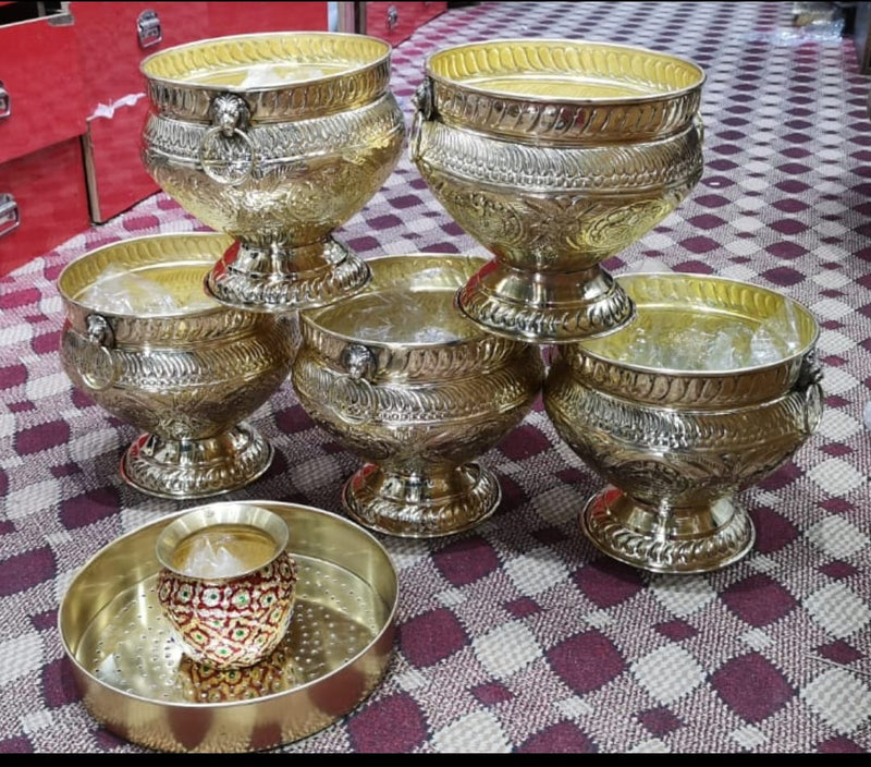 Wedding Mangal Snanam Set for Rent, Gangalam Set on Rent - 12 Inch