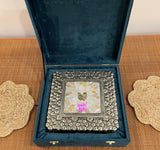 German Silver Chowki Box Packed – Premium Box Packed Pooja Chowki