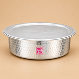 Aluminium Biryani Handi with Lid – Flat Base Handi for Dum Biryani