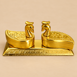 Gift Item, Swan kumkum box, Sindoor Dabbi, decorative haldi kumkum holder