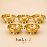 Shop Now for Brass Gangalam with Handle, Brass Pooja Items,  Desert Bowl (Dia 5.5 Inches)